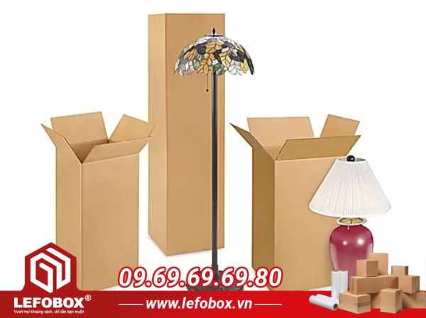 Thùng carton đựng hàng gia dụng có đa dạng kích thước