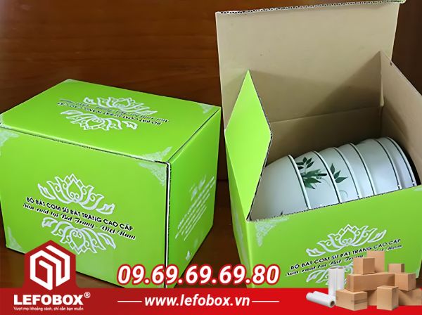 Hộp carton gia dụng cho bát đĩa