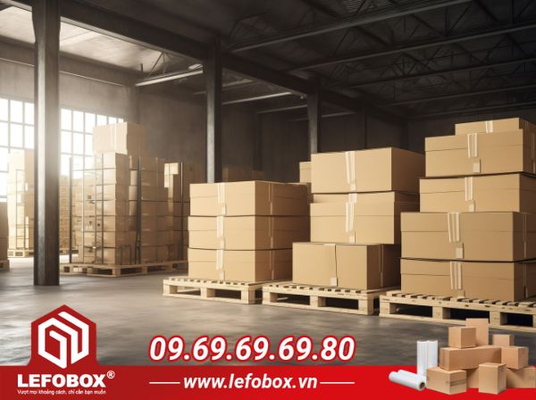 LEFOBOX luôn có sẵn thùng carton số lượng lớn trong kho