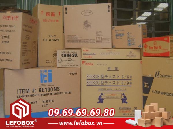 Bán thùng carton cũ quận Tân Phú sỉ & lẻ giao tận nhà