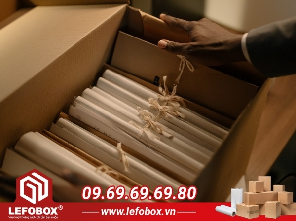 Bảo quản chứng từ trong thùng carton đúng cách