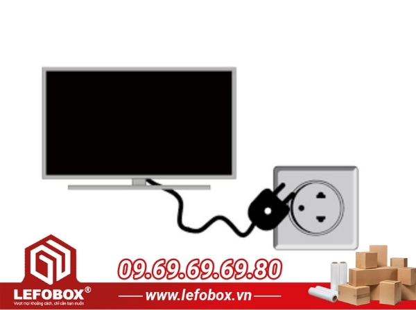 Rút điện và tháo rời phụ kiện