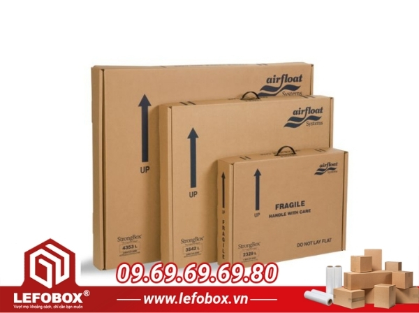 Các kích thước phổ biến của hộp carton đựng tranh