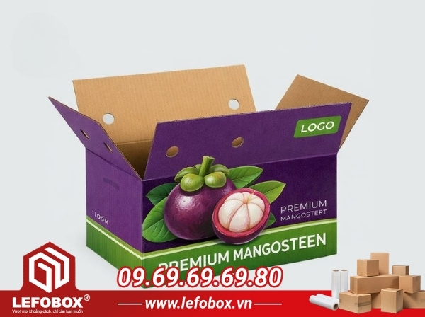 Phân loại thùng carton đựng măng cụt theo mục đích sử dụng