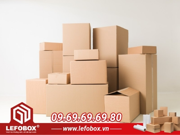 Các loại thùng carton phổ biến trong đóng gói và vận chuyển hàng hóa dựa theo khối lượng và kích thước hàng hóa