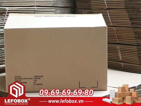 Thùng carton tại LEFOBOX có đa dạng mẫu mã và kiểu dáng