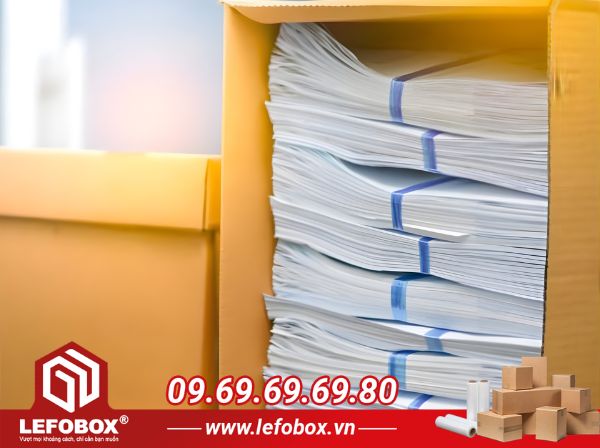 Cách chọn thùng carton cho nhu cầu đóng hồ sơ tài liệu văn phòng