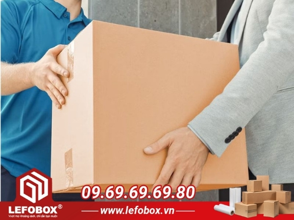 Quy trình mua thùng carton kích thước 15kg tại LefoBox
