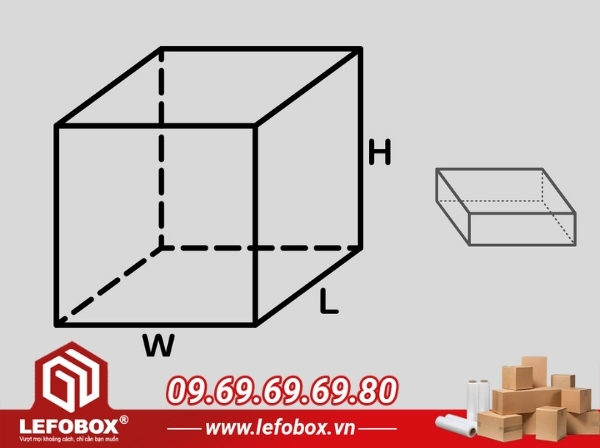 Cách đo kiện hàng 3 chiều