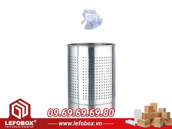 Làm thùng rác tái chế từ lon sữa, lon thiếc