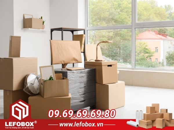 Carton box được ứng dụng khi chuyển nhà, văn phòng