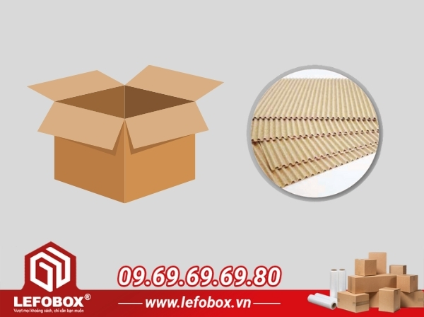 Cấu tạo của thùng carton 2 lớp