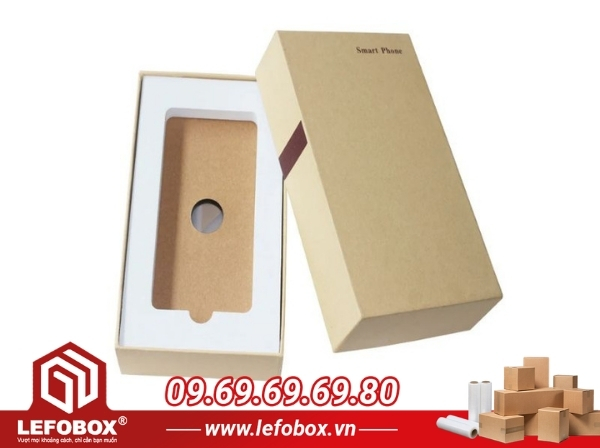 Cấu tạo hộp carton đựng điện thoại đạt chuẩn