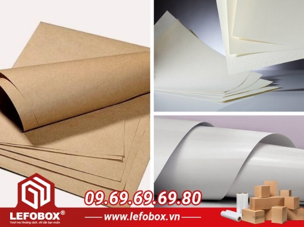 Chất liệu giấy của hộp carton đựng phụ kiện