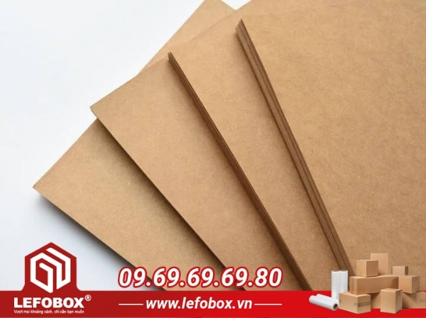 Chất liệu giấy làm hộp carton size nhỏ