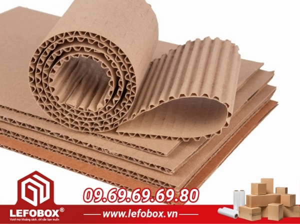 Chất liệu giấy của thùng carton sản xuất theo yêu cầu