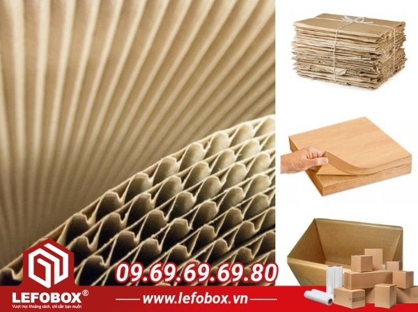 Chất liệu giấy thùng đóng hàng Tiki