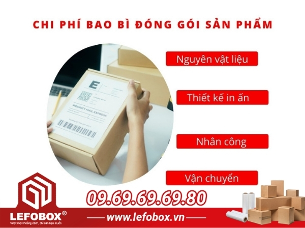 Chi phí bao bì đóng gói sản phẩm bao gồm những gì?