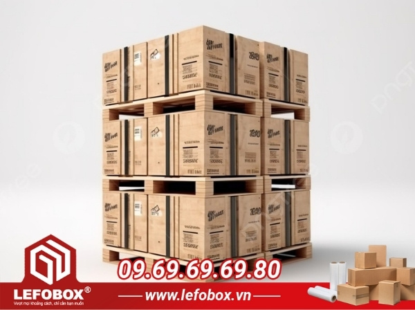 Chỉ xếp chồng các pallet đồng đều