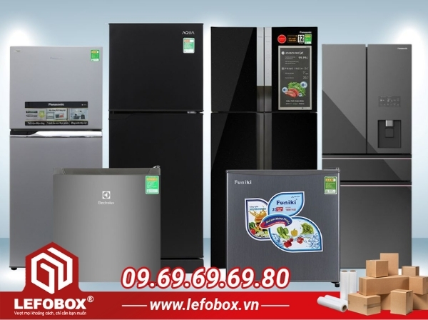 Lưu ý riêng khi đóng gói các loại tủ lạnh khác nhau