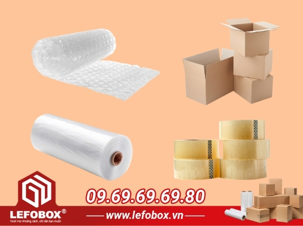 Chuẩn bị vật liệu đóng gói hàng dễ vỡ