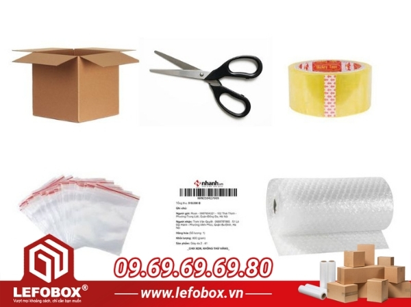 Chuẩn bị vật liệu đóng hàng ship cod