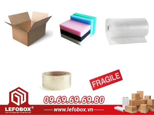 Chuẩn bị vật liệu đóng gói đồ điện tử