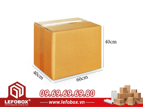 Đặc điểm của thùng carton 60x40x40cm 