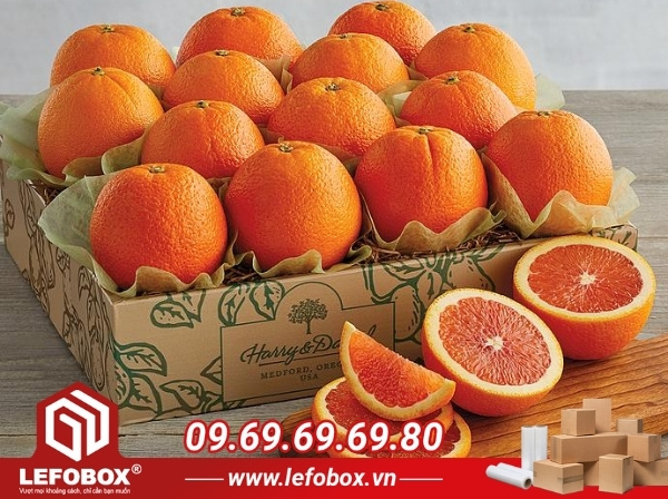 Đặc điểm của thùng carton đựng cam