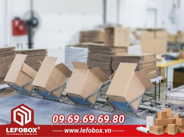 Đặt sản xuất thùng carton giá rẻ giao hàng nhanh tại quận 1 - LefoBox