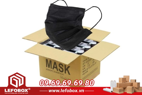 Mua thùng carton đựng khẩu trang sạch, giá tốt tại LefoBox