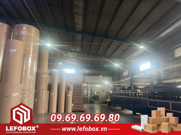 Dây chuyền sản xuất thùng carton tiên tiến, hiện đại của LEFOBOX