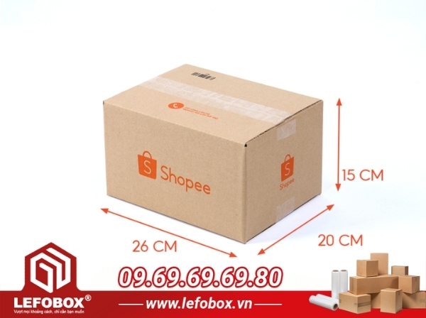 Địa chỉ bán hộp carton đựng hàng shopee chất lượng, giá rẻ