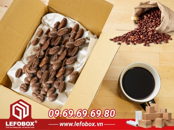 LEFOBOX - công ty mua bán thùng carton đựng cà phê giá rẻ chất lượng