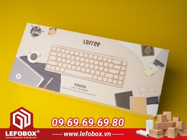 LefoBox - Đơn vị sản xuất hộp carton đựng bàn phím uy tín