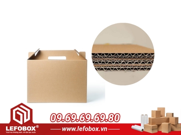 Độ dày của hộp carton có quai xách