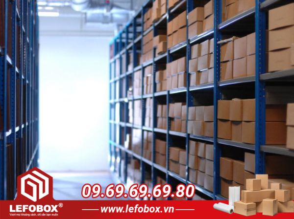 Doanh nghiệp sử dụng thùng carton Thủ Dầu Một đóng gói, lưu trữ hàng hóa