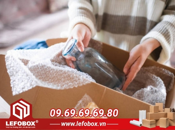 Cách đóng gói đồ thủy tinh, sành sứ