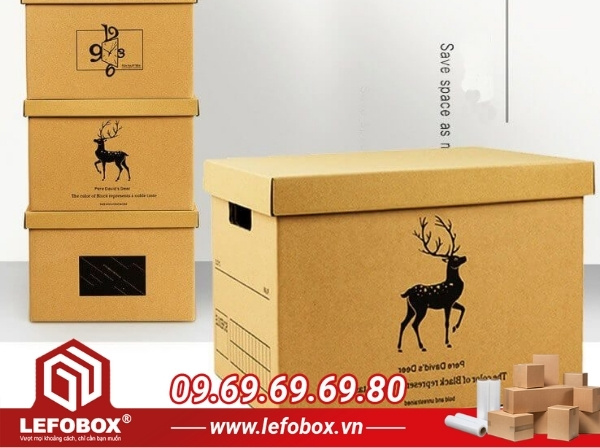 Dùng thùng carton để quảng bá thương hiệu