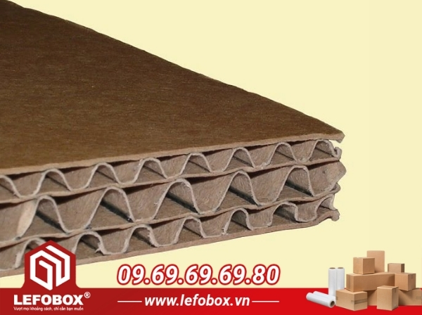 Cấu tạo giấy bìa carton 7 lớp