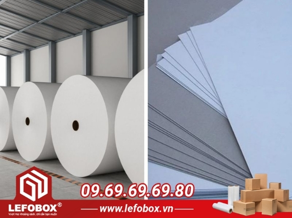 Giấy duplex có thể được sản xuất dưới dạng cuộn hoặc tấm