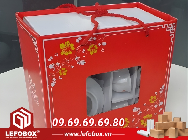 hộp ấm chén bát tràng