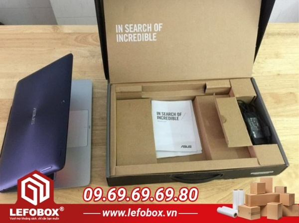 Hộp carton nắp dẹt đựng laptop