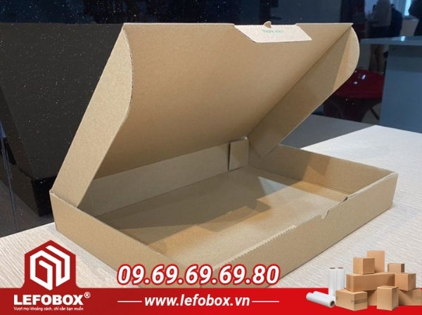 Hộp carton dẹt nắp gài