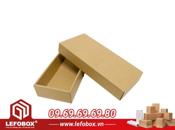 Hộp carton dẹt nắp rời