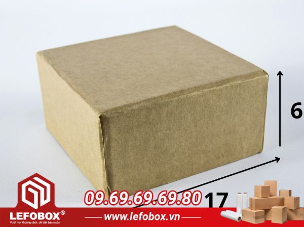 Hộp carton Ship COD 17x6x6 3 lớp