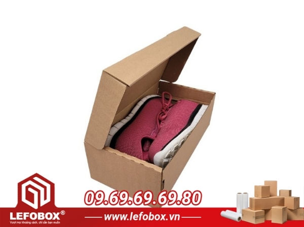 Hộp đóng hàng shopee đựng giày