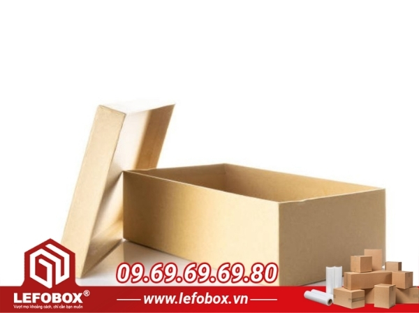 Hộp carton đóng hàng vận chuyển nắp rời