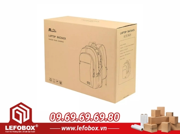 Hộp carton đựng balo