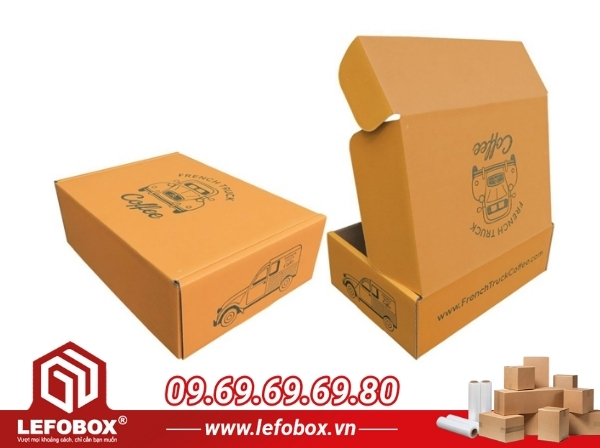 Thùng đựng cà phê nắp gài